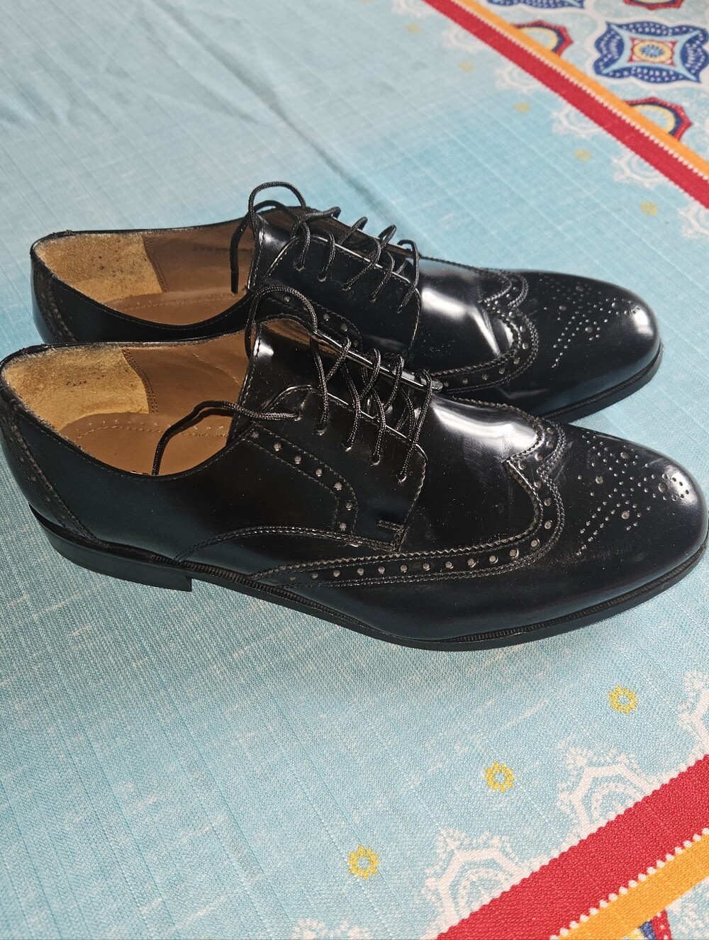 Florsheim SZ 11.5 D  Patent Leather Mens Dress Shoes